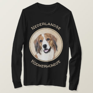 Camiseta Pintura de Nederlandse Kooikerhondje - Arte de per