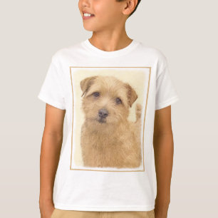 Camiseta Pintura de Norfolk Terrier - Arte Original de Perr