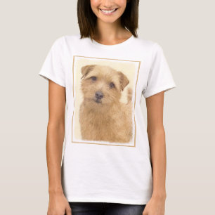 Camiseta Pintura de Norfolk Terrier - Arte Perro Original