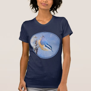 Camiseta Pintura de nueces de paja roja original arte de pá