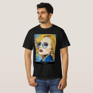Camiseta Pintura de 'Ocean Eyes' sobre un