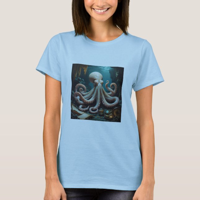 Camiseta Pintura de octopus (Anverso)