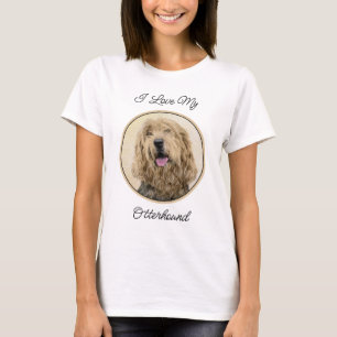 Camiseta Pintura de otros lugares - Arte de perros original