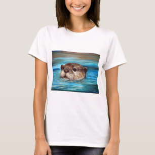 Camiseta Pintura de Otter River