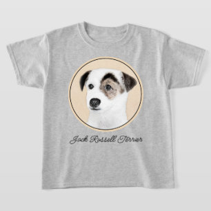 Camiseta Pintura de Parson Jack Russell Terrier - Arte de P