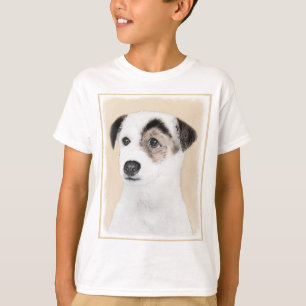 Camiseta Pintura de Parson Jack Russell Terrier - Arte de P