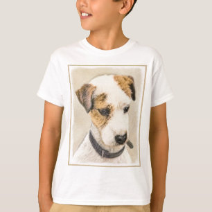 Camiseta Pintura de Parson Jack Russell Terrier - Arte de P