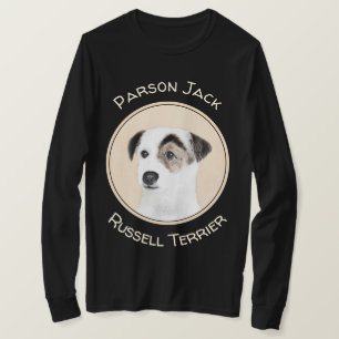 Camiseta Pintura de Parson Jack Russell Terrier - Arte de P