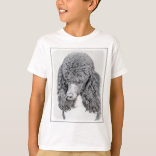 Camiseta Pintura de Parti Negro de canapé estándar - Arte d