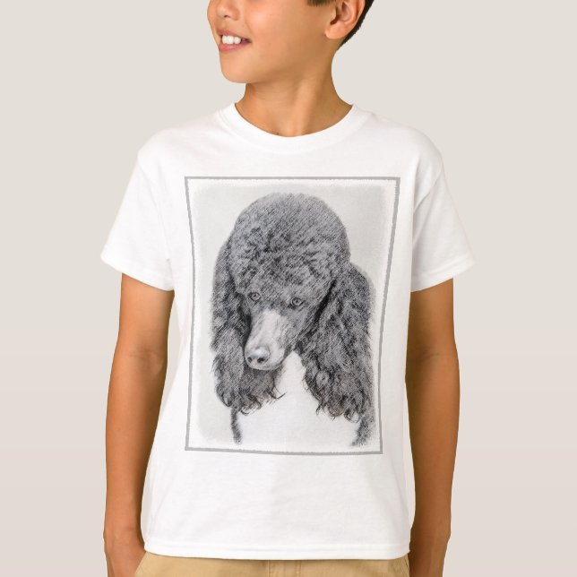 Camiseta Pintura de Parti Negro de canapé estándar - Arte d (Anverso)