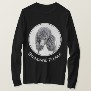 Camiseta Pintura de Parti Negro de canapé estándar - Arte d