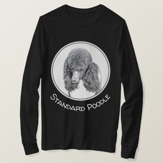 Camiseta Pintura de Parti Negro de canapé estándar - Arte d (Anverso del diseño)