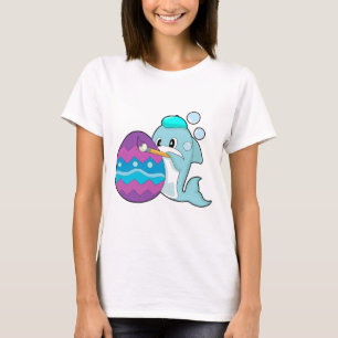 Camiseta Pintura de Pascua de delfines
