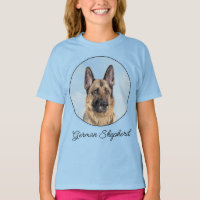 Pintura de pastor alemán - Arte de perro original 