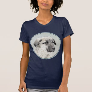 Camiseta Pintura de pastor anatoliano - Arte de perro origi
