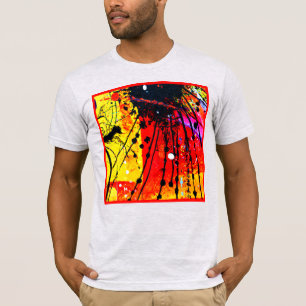 Camiseta Pintura De Patrones De Colores Luminosos. ¡Hazte c