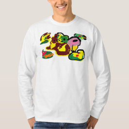 Camiseta Pintura de pavo real