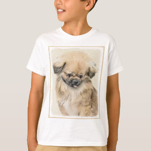 Camiseta Pintura de Pekín - Arte de perro original muy lind