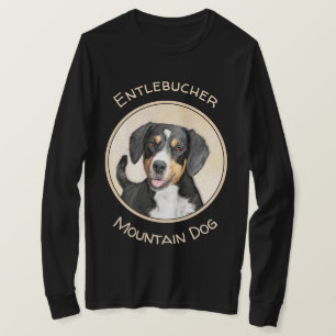 Camiseta Pintura de perro de la montaña Entlebucher - Arte 