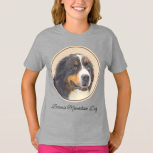 Camiseta Pintura de Perro de Montaña - Arte de Perro Origin