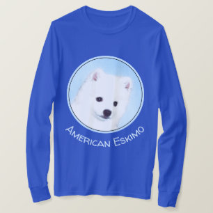 Camiseta Pintura de perro esquimal estadounidense - Arte de