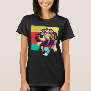 Camiseta Pintura De Perro Labrador Para Mujeres Y Niños