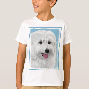 Camiseta Pintura de perro pastor de Lowland polaco - Arte d