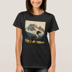 Camiseta Pintura de perro Pointer de pelo corto alemán Corb