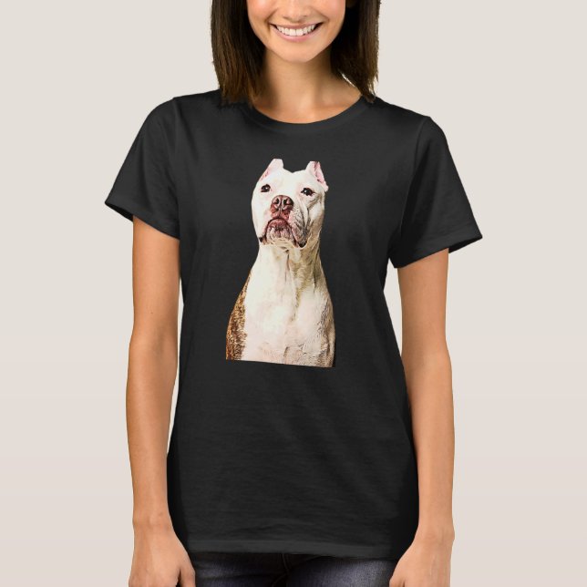Camiseta Pintura De Petróleo Para La Madre Del Perro Y El T (Anverso)