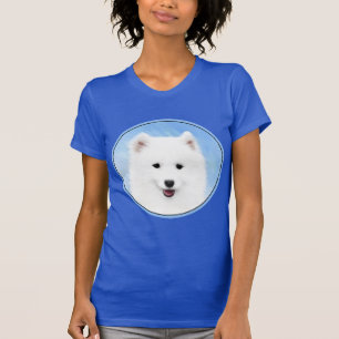 Camiseta Pintura de pimienta de Samoyed - Arte Perro Origin