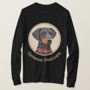 Camiseta Pintura de Pinscher alemana - Arte de Perro origin