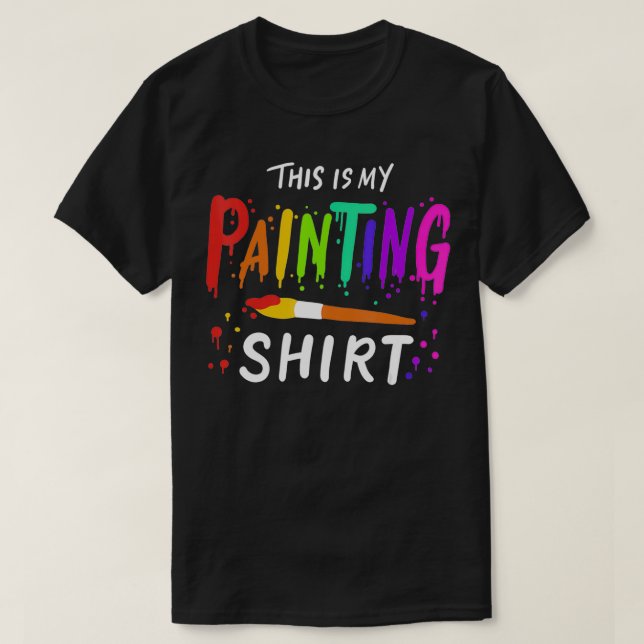 Camiseta Pintura de pintores artistas profesor de arte (Diseño del anverso)