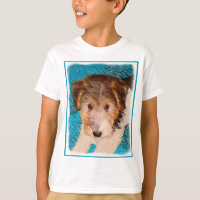 Pintura de pipa de Fox Terrier - Arte Perro Origin
