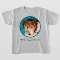 Pintura de pipa de Fox Terrier - Arte Perro Origin