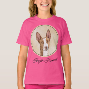 Camiseta Pintura de Podenco Ibicenco - Arte de Perro Origin