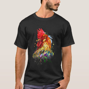 Camiseta Pintura de pollo - Guay Animal Hand Drawing Art Lo