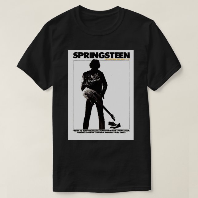 Camiseta Pintura de Poster del Concierto de Springsteen 197 (Diseño del anverso)