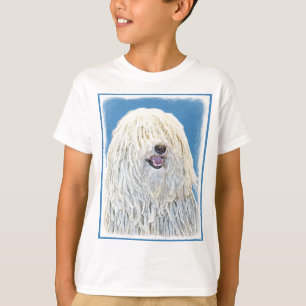 Camiseta Pintura de puli - Arte de perro original lindo