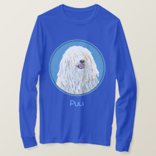 Camiseta Pintura de puli - Arte de perro original lindo