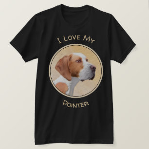 Camiseta Pintura de puntero - Arte de perro original lindo