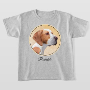 Camiseta Pintura de puntero - Arte de perro original lindo