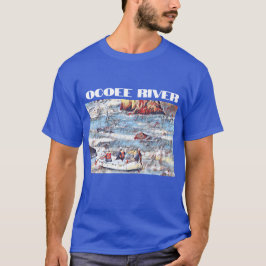 Camiseta Pintura de Rafting de Ocoee River Tennessee