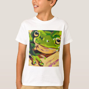 Camiseta Pintura de Rana - Regalo para Amantes de los Anima