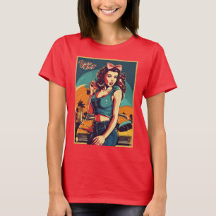 Camiseta Pintura de ranura retro