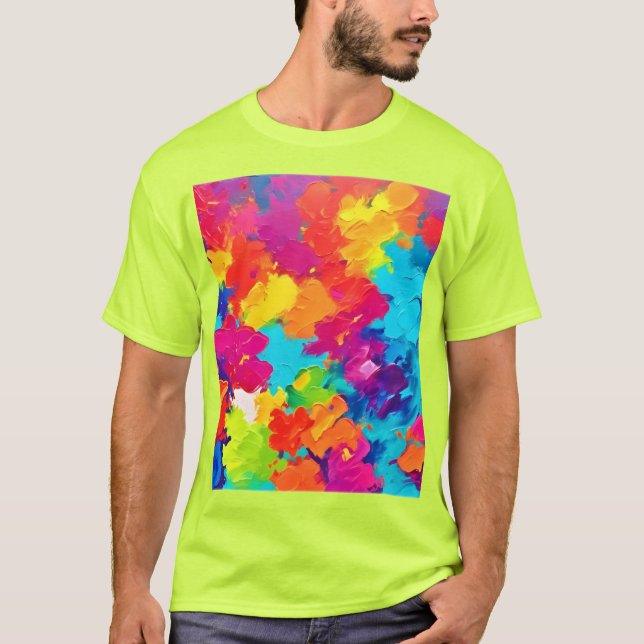 Camiseta Pintura de rastrojo (Anverso)