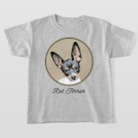 Pintura de Rat Terrier - Arte Perro Original.