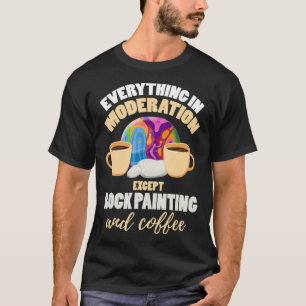 Camiseta Pintura de rocas Graciosa pintura de roca para el 