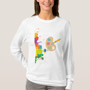 Camiseta pintura de salpicadura