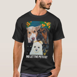 Camiseta Pintura de selfie de mascota por Alfred Fox