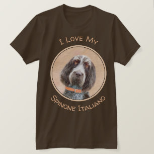Camiseta Pintura de Spinone Italiano - Arte de Perro Origin